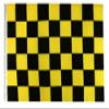 12x18 12"x18" Black & Yellow Checkered Checker Race Sleeve Flag Boat Car Garden view 1