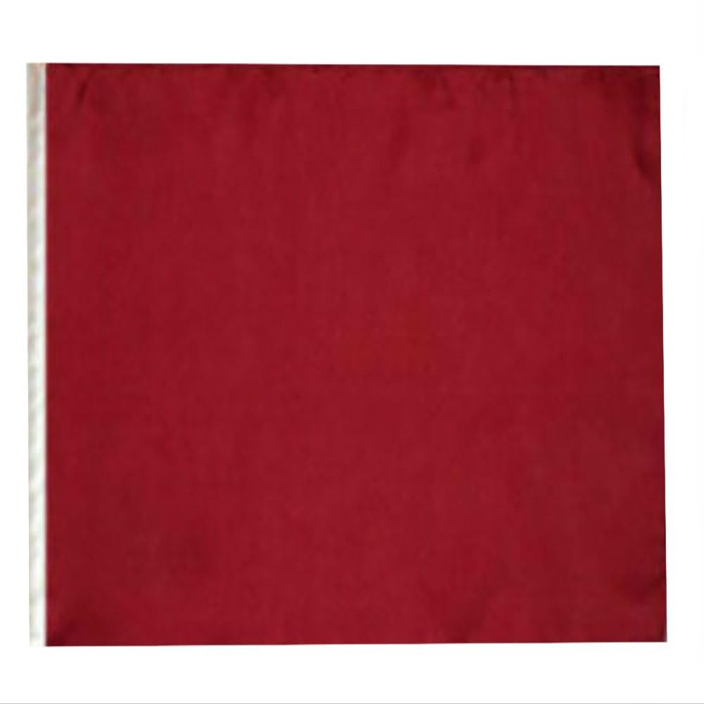 12x18 12"x18" Solid Burgundy Sleeve Flag Boat Car Garden