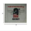 12x18 12"x18" 2nd Amendment White Two Guns Sleeve Flag Boat Car Garden view 2