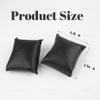 AUEAR, 20 Pack Black PU Leather Watch Pillows Jewelry Display Pillow Bracelet Bangle Cushion Organizer for Gift Box view 2