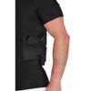 ISPRO TACTICAL - Made in USA - Concealed Carry Holster for Men & Gun Concealment Shoulder Holster Or Pistol Chest Holster Compression V-Neck Concealed Carry Shirt with Gun Holster (Black, LG) view 3