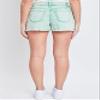 Women's Essential High Rise 80's Acid Wash Mom Shorts, Shamrock, 05 view 4