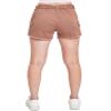 YMI Womens High Rise Belted Cargo Shorts, Brnie, 11 view 3