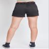 YMI Womens High Rise Belted Cargo Shorts, Black, 13 view 4