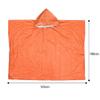 6Pcs Emergency Rain Poncho, Waterproof Foldable Compact Survival Blanket Poncho Kit with Carry Bag and Whistle, Keep You Dry and Warmth, for Survival Camping Extreme Weather view 4