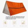 3Pcs Emergency Tents, Foldable Survival Shelter with with Carry Bag and Whistle, Outdoor Waterproof Thermal Tents, Keep You Dry and Warmth, for Survival Camping Extreme Weather view 3
