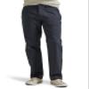 Lee Men's Flat Front Relaxed Straight Pant, Navy, 36W x 29L view 1