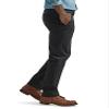 Lee Men's Flat Front Slim Straight Pant, Black, 34W x 29L view 2