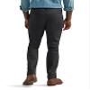 Lee Men's Flat Front Slim Straight Pant, Black, 34W x 29L view 3