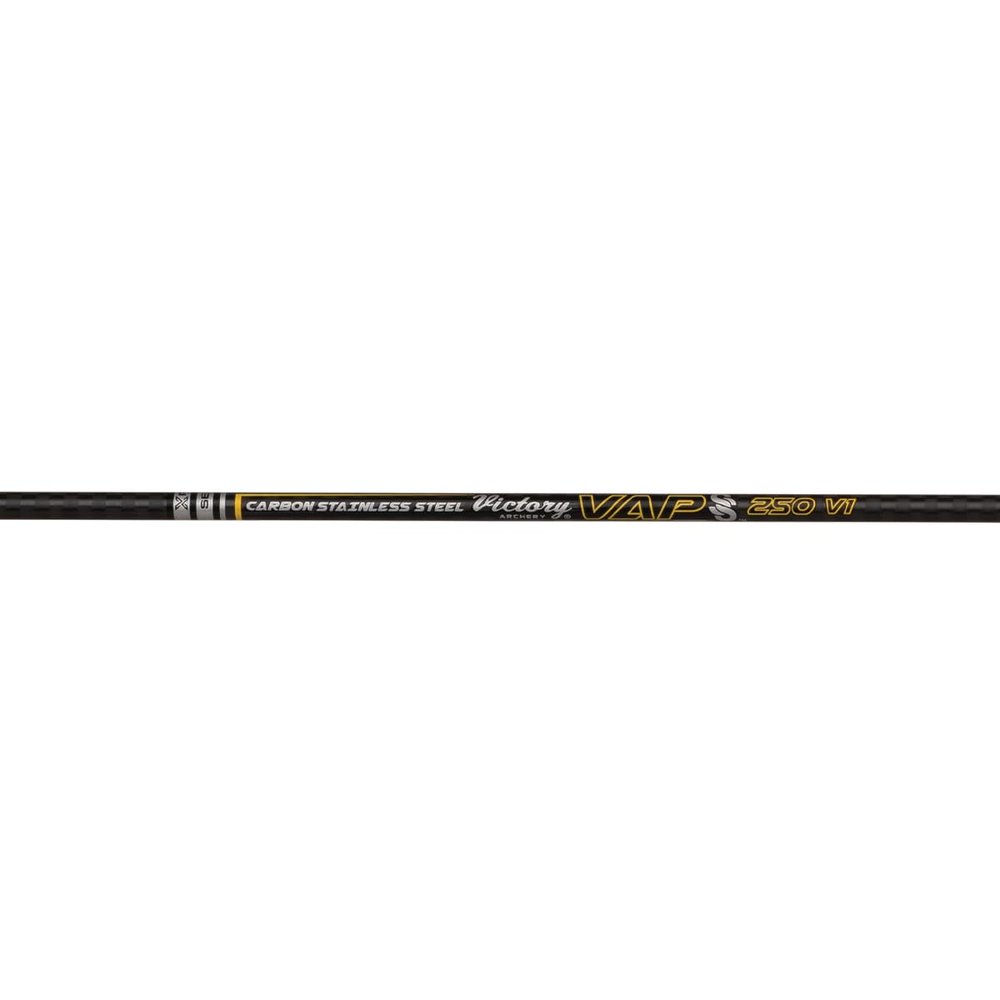 Victory Archery VAP SS 0.166" Micro Diameter Hunting Arrow (Spine: 300, 12 Pack Bare Shafts, Straightness  0.001 - Elite - Yellow)