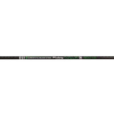 Victory Archery VAP SS 0.166" Micro Diameter Hunting Arrow (Spine: 350, 12 Pack Bare Shafts, Straightness 0.003 - Gamer - Green)
