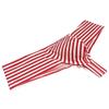 Jaxu Men's Mini Cheek Underwear Bulge Pouch Hipster Boxer Brief Booty Short Half Hip Brazilian Bikini Skimpy Swimwear Small Red Stripe XL view 2