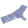 Jaxu Men's Mini Cheek Underwear Bulge Pouch Hipster Boxer Brief Booty Short Half Hip Brazilian Bikini Skimpy Swimwear Scrawl Plaid M view 2