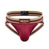 JOCKMAIL Jockstrap Athletic Supporters for Men Jock Strap Male Underwear for Gym Sport Maroon view 1