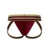 JOCKMAIL Jockstrap Athletic Supporters for Men Jock Strap Male Underwear for Gym Sport Maroon view 2