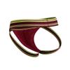 JOCKMAIL Jockstrap Athletic Supporters for Men Jock Strap Male Underwear for Gym Sport Maroon view 3