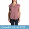 Jachs Girlfriend Ladies' Short Sleeve Blouse (Red, XL) view 4