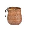 Baskets, 9.45 in Kids Basket for Girls, Wicker Basket, Wicker Baskets for Cruisers, Hand-Woven Basket, Detachable Wicker Front Handlebar, Nantucket Basket Light view 2