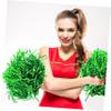 BESPORTBLE Dance Pom Poms for Cheerleaders 4pcs Handheld Pom Poms Handles for Team view 3