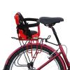 Bicycle Rear Baby Seat Bike Fenced Seat for Child Carrier Rack Mounted with Handrail & Locking Mechanism for Baby (Red) view 4
