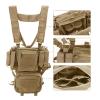REEBOW GEAR Tactical Chest Rig with Mag Pouches Lightweight Tactical Vest (Tan) view 3