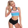 TAIZIYEAH Transgender Pride Flag Yoga Vest Womens Summer Cute Short Sleeve 2XL view 3