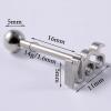 1PC Punk Tongue Piercing Ring Letter Shape Tongue Ring Unisex Stainless Steel Earring Stud Tongue Studs Barbell Pircing Jewelry Useful and Practical view 2