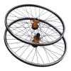 29 inch Bike Wheelset Bicycle Front Rear Wheels Disc Brake Wheel Set (Gold) view 1