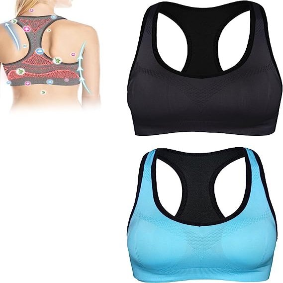 2PCS Ice Silk Ion Lymphvity Detoxification and Shaping & Powerful Lifting Bra, Ultra-Thin Ice Silk Lifting Bra (C,3XL)