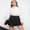 IBOXQ Women's Summer Casual Shorts Solid Wrap Front Skort view 4