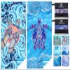 2 Pack Microfiber Lightweight Beach Towel Sand Free Quick Dry Absorbent Thin Compact Towels for Swimming Pool Camping Beach Accessories Large Easy Pack Travel Things for Vacation Essentials Gift view 1
