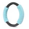 FUERU Car Steering Wheel Cover Set Car Steering Wheel Cover Winter Plush Warm Sweat Breathable Car Interior (Color : 1#) view 1