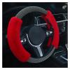 FUERU Car Steering Wheel Cover Set Car Steering Wheel Cover Winter Plush Warm Sweat Breathable Car Interior (Color : 1#) view 4