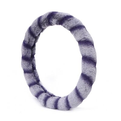 FUERU Car Steering Wheel Cover Set Car Steering Wheel Cover D Type Winter Warm Plush Soft Breathable Fashion Car Interior (Color : 5#)