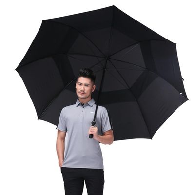 150cm Large Golf Umbrella, 68 Inch Extra Large Windproof Business Umbrellas, Long Handle Umbrella, Double layer Parasol Sun Umbrella for Men/Women