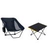 iClimb 1 Folding Table and 1 Low Folding Chair Bundle, Ultralight Compact for Single Adult Outdoor Backpacking Camping Hiking Beach Concert view 1
