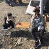 iClimb 1 Folding Table and 1 Low Folding Chair Bundle, Ultralight Compact for Solo Person Outdoor Backpacking Camping Hiking Beach Concert view 4