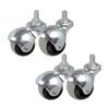 dcIustfHE Casters 1.5 inch Spherical Nylon Sofanitureer 50Mm Dia Swivelor Wheels Fixed Plateers Universal Wheel to The Sofa Cabinet Crib Office Chair 4 Packs (1.5Inch) view 1