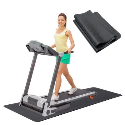 WORDFUN Floor Protector Mat, Noise Insulation Treadmill Mat, AntiVibration Exercise Equipment Mat, WearResistant, TearResistant, Elliptical Mat, Exercise Bike Mat