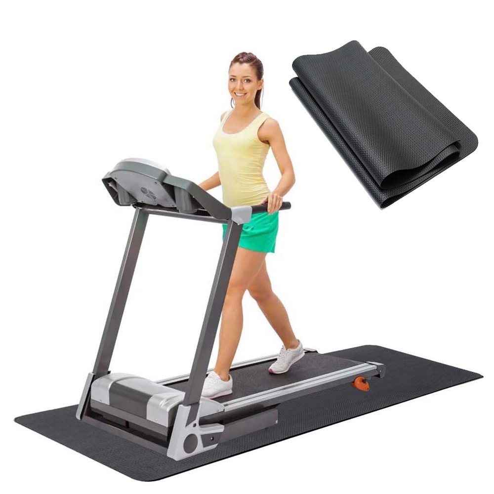 WORDFUN Floor Protector Mat, Noise Insulation Treadmill Mat, AntiVibration Exercise Equipment Mat, WearResistant, TearResistant, Elliptical Mat, Exercise Bike Mat