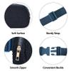 jealkip Fleece Fanny pack with Adjustable Strap for Women and Men Crossbody Bag Bum Bag, Waist Pack for Hiking Workout Sports Travel Blue view 4