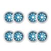 JHKJ Inline Wheels Replacement Wheels Hardness 85A 90mm 100mm 110mm Professional Speed Skating Inline Wheel Replacement Wheels PU Rubber,Blue,110 view 1