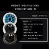JHKJ Inline Wheels Replacement Wheels Hardness 85A 90mm 100mm 110mm Professional Speed Skating Inline Wheel Replacement Wheels PU Rubber,Blue,110 view 3