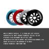 JHKJ Inline Replacement Wheels 8 Pack Without Bearings 85A Wheel for Indoor/Outdoor Replacement Wheel 90mm 100mm 110mm Four Colors Optional,Blue,110mm view 4