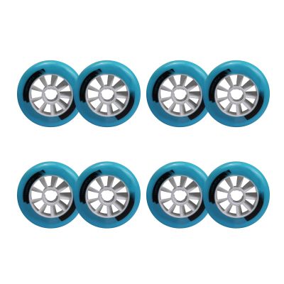 JHKJ Inline Replacement Wheels 8 Pack Without Bearings 85A Wheel for Indoor/Outdoor Replacement Wheel 90mm 100mm 110mm Four Colors Optional,Blue,90mm