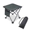 Tevaibo Camping Stool Portable, 13.7 Inch Folding Stool for Outdoor Gardening, Fishing, BBQ, Hiking with Carry Bag(400 LBS Capacity) view 1