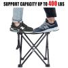 Tevaibo Camping Stool Portable, 13.7 Inch Folding Stool for Outdoor Gardening, Fishing, BBQ, Hiking with Carry Bag(400 LBS Capacity) view 4