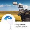 9 PCS Golf Club Head Covers, PU Waterproof Fabric, Plush Synthetic Leather Golf Iron Head Covers Set, Embroidered Club Label On Both Sides of Head Cover(Whtie) view 4