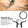 Tbest Brakes Set, Complete Brakes Set Bicycle Brake Lever Brake Housing and Cable for Bicycle Mountain Bikes Road Bikes 31.8mm Installation view 2