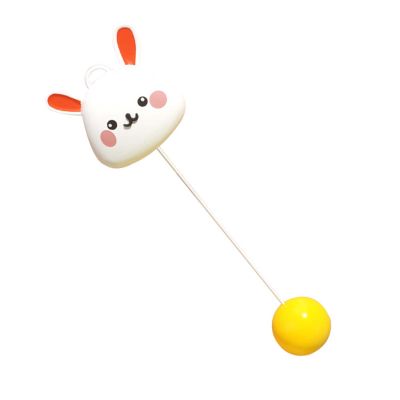 Table Tennis Trainer, Table Tennis Trainer Elastic Shaft Cute Automatic Winding Exercise Coordination Ability for Kids for Self Practice (#2)